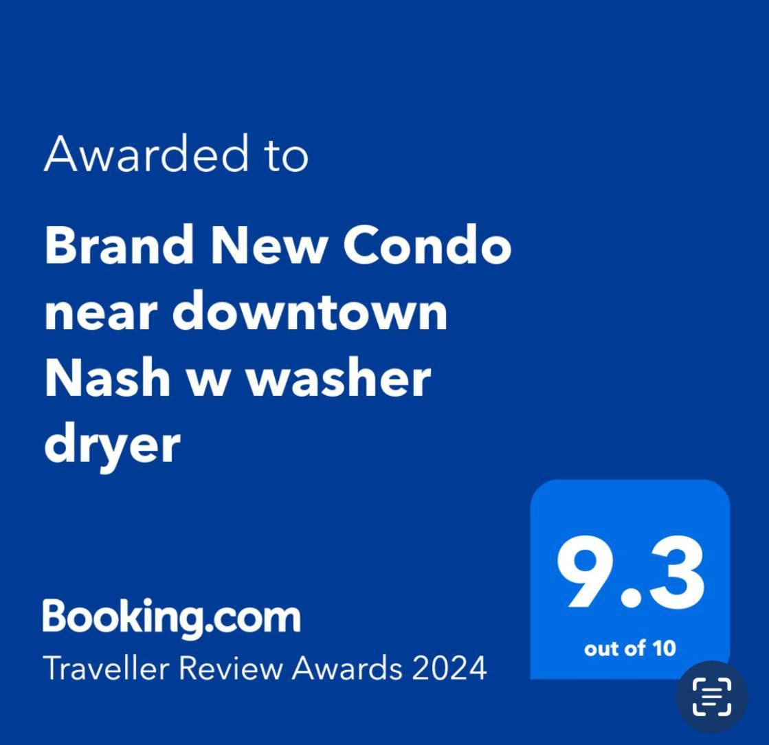 Brand New Condo Near Downtown Nash W Washer Dryer Nashville Exterior foto